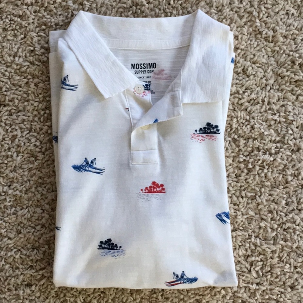 Mossimo Polo Americana Beach Theme